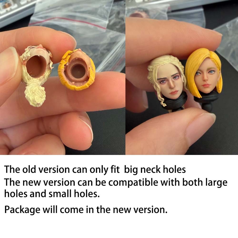 New Version Black Single Neck Connector For Female 3.75" Joytoy Sisters Figure