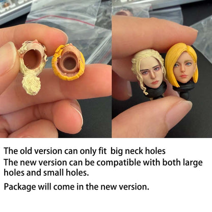 New Version Black Single Neck Connector For Female 3.75" Joytoy Sisters Figure
