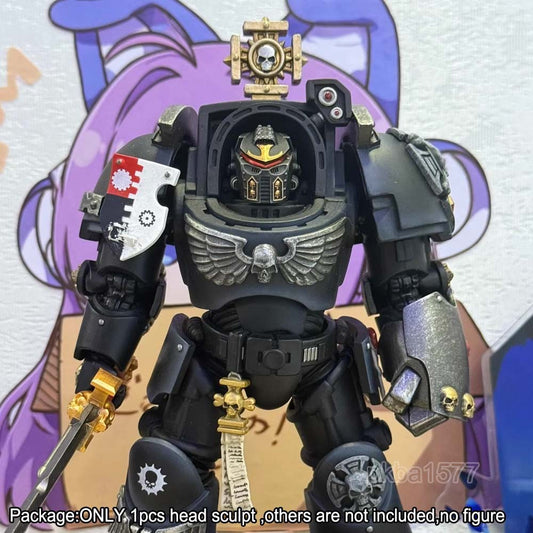 【PRE-ORDER】New Premium Painted Man Head Sculpt Model For Joytoy Black Templar Action Figure