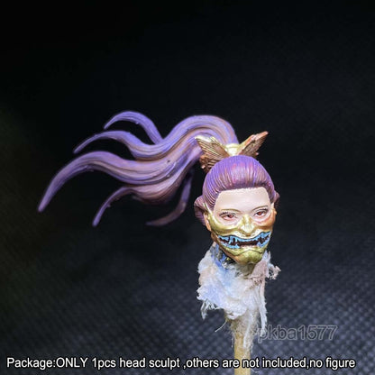 【PRE-ORDER】Premium 1/18 Female Beauty Head Sculpt Soldier Head For 3.75" Joytoy PGV Figure