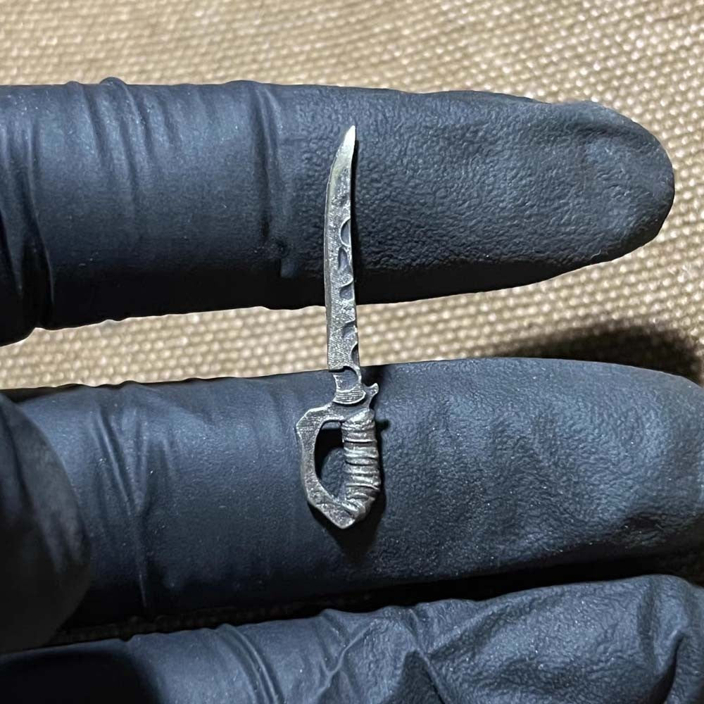 New 1/18 Metal Knife Sword Weapon Decor For 3.75" Action Figure Joytoy Acid Rain