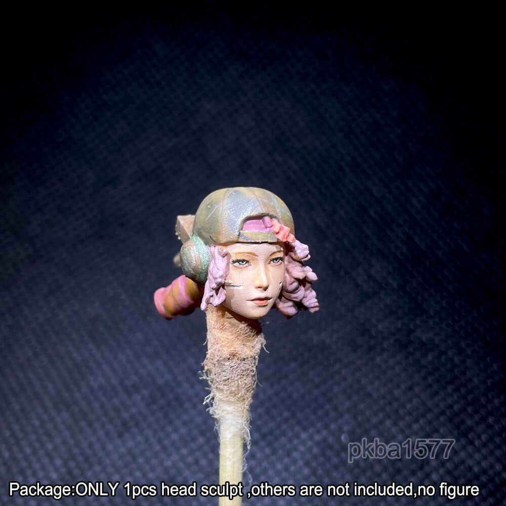 【PRE-ORDER】NEW Premium 1/18 Female Head Sculpt Soldier Head For 3.75" Joytoy Action Figure
