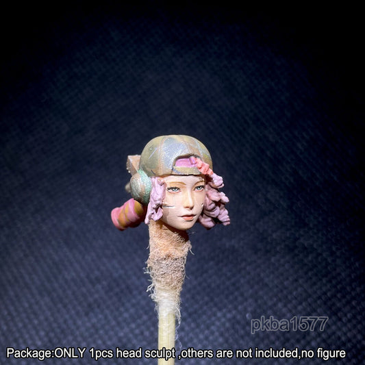 【PRE-ORDER】NEW Premium 1/18 Female Head Sculpt Soldier Head For 3.75" Joytoy Action Figure
