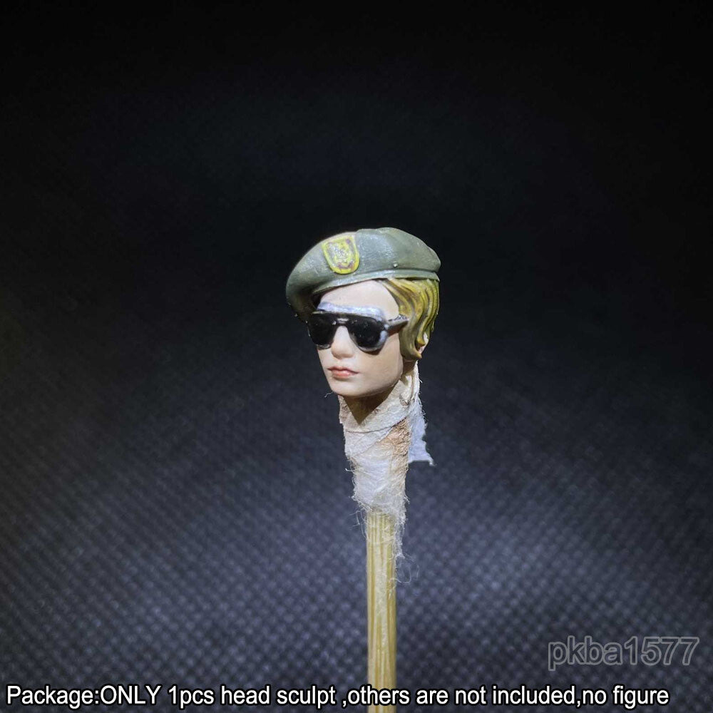 【PRE-ORDER】Premium 1/18 Female Head Sculpt Soldier Girl Head For 3.75" Joytoy Action Figure