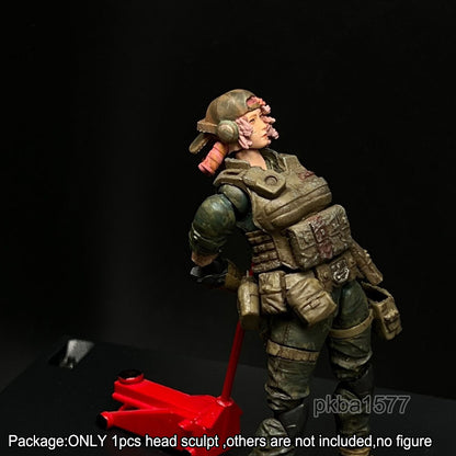 【PRE-ORDER】NEW Premium 1/18 Female Head Sculpt Soldier Head For 3.75" Joytoy Action Figure