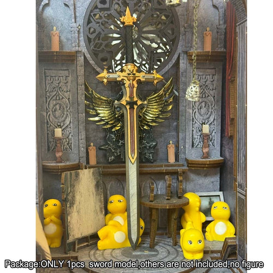 【PRE-ORDER】Premium Painted Big Sword Model For Joytoy Blood Angels Black Templars Figure