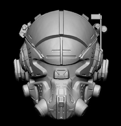 Unpainted 1/12 Titanfall Man Head Sculpt Soldier Head For 6" SHF Action Figure Body