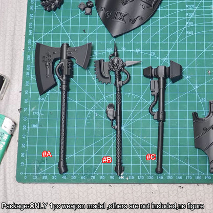 【PRE-ORDER】Unpainted Resin Weapon Kit For JoyToy Warhammer 40k Iron Warriors Iron Circle  Figure