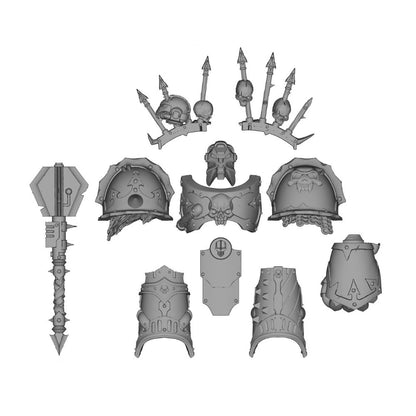 【PRE-ORDER】 NEW Unpainted Parts Kits For JoyToy Warhammer 40k CSM Iron Warriors Terminator 10th Edition body