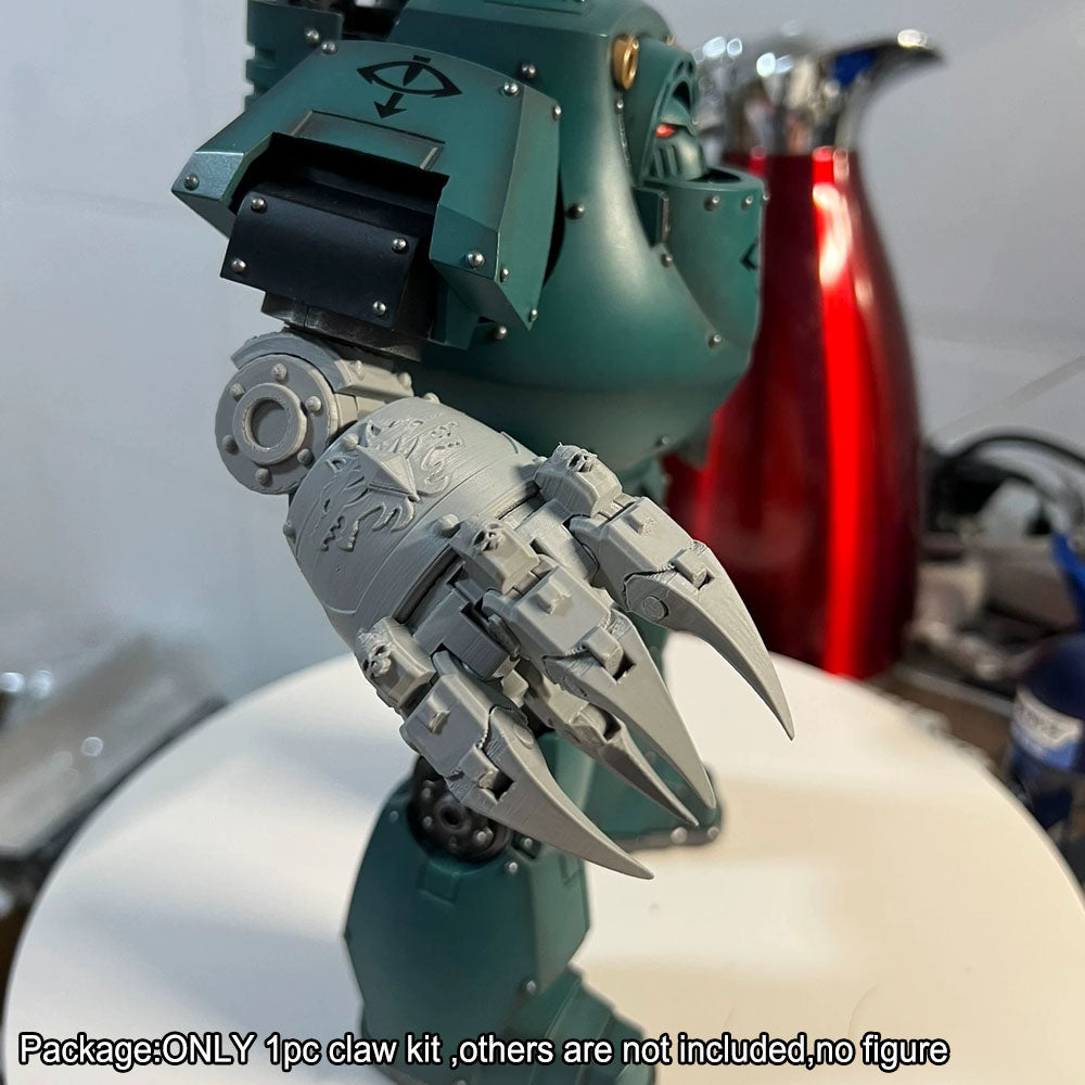 【PRE-ORDER】Single Unpainted Resin Claw Weapon Kit For Joytoy Warhammer 40k Contemptor Dreadnought Figure