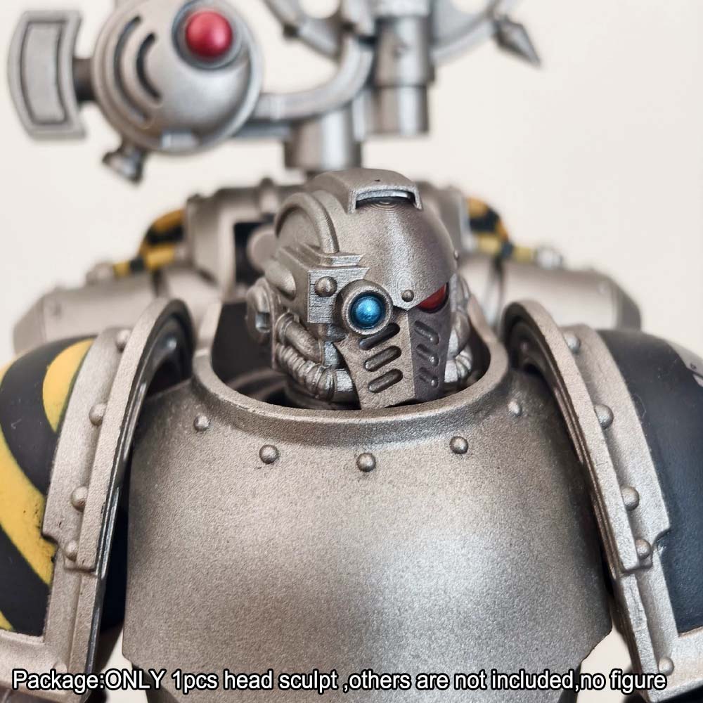 【PRE-ORDER】 Premium Painted Man Head Sculpt For Joytoy Iron Warriors Action Figure