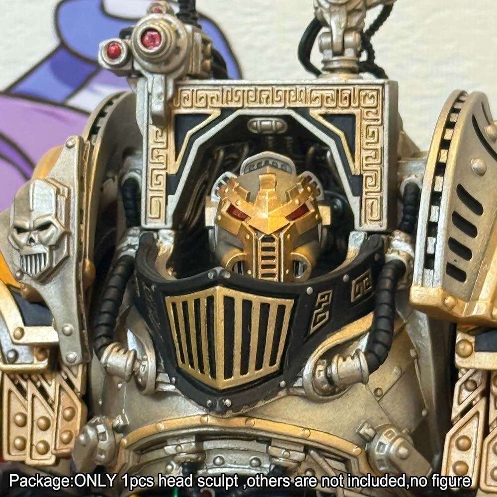 【PRE-ORDER】NEW Premium Painted Man Head Sculpt For Joytoy Warhammer Perturabo Acion Figure