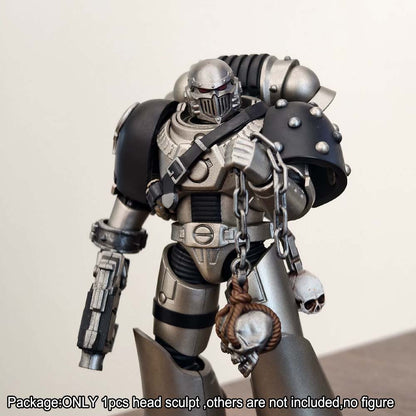 【PRE-ORDER】Premium Painted Soldier Head Sculpt Model For Joytoy Iron Warriors mk6 mk3 Figure