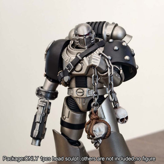【PRE-ORDER】Premium Painted Soldier Head Sculpt Model For Joytoy Iron Warriors mk6 mk3 Figure