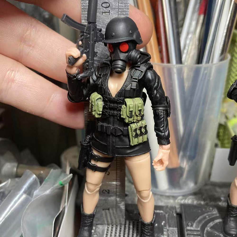Pre-order New 1/18 Scale 3.75" Female Soldier Action Figure Toy Xmas Gift