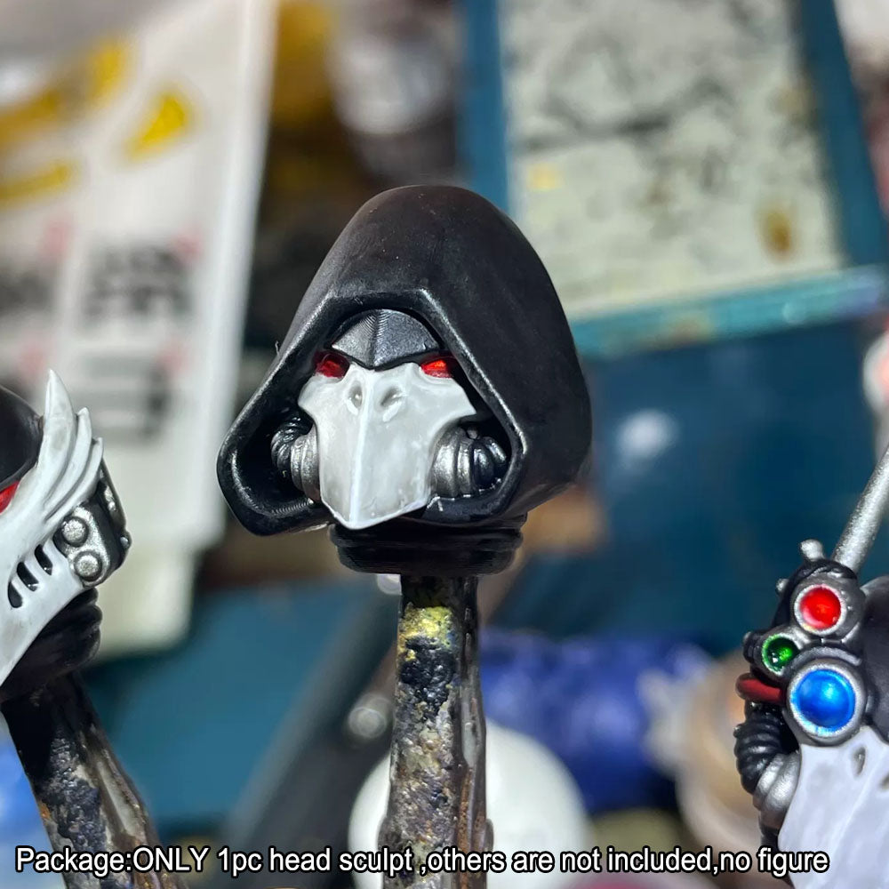 【PRE-ORDER】Premium Painted Head Sculpt For JoyToy Warhammer 40k Raven Guard Series Action Figure Bodies