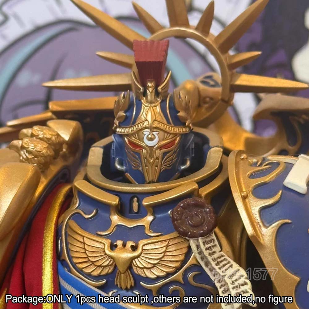 【PRE-ORDER】 Premium Painted Blue Man Head Sculpt For Joytoy WH40K Action Figure