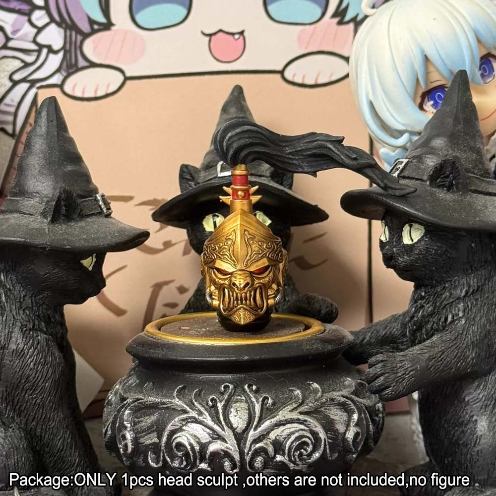 【PRE-ORDER】Premium Painted Head Sculpt For joytoy warhammer 40k White Scars Primarch Figure