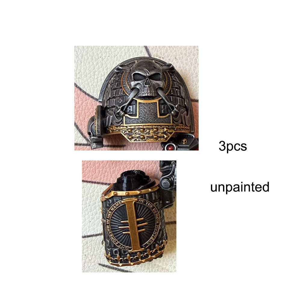 Unpainted Resin shoulder pauldron power fis For joytoy Warhammer 40k 10th Edition Terminators Figure