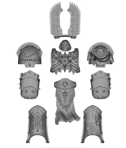 【PRE-ORDER】Unpainted Resin Kits For JoyToy WH40K Dark Angels Fits 10th Edition Terminators