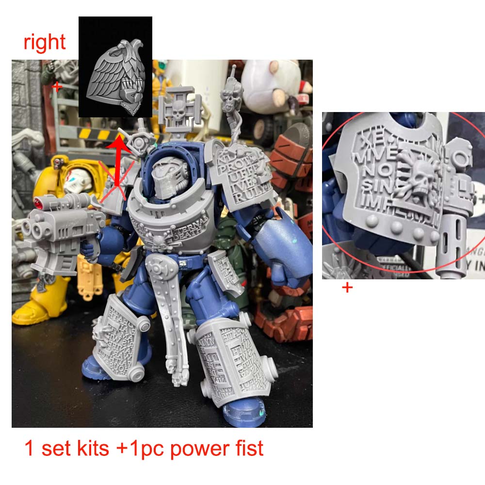 【PRE-ORDER】Unpainted Kits For Joytoy warhammer Deathwatch Terminator Figure Body