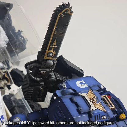 【PRE-ORDER】Unpainted Resin Chainsword Weapon Kit For JoyToy Warhammer 40k Redemptor Contemptor Dreadnought Figure