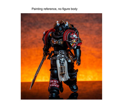 PRE-ORDER Unpainted Kits For Joytoy Warhammer 40K Space Marines Black Templars 4.0