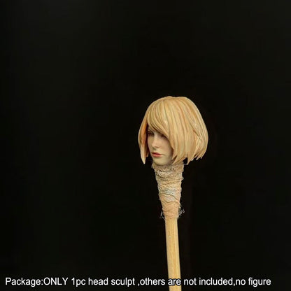 【PRE-ORDER】Premium Hand-painted 1/18 Ashley Female Head Sculpt For DIY 3.75" Action Figure