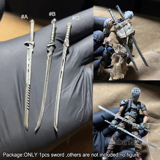 Handmake Metal 1/18 Sword Model For 3.75'' Action Figure Joytoy Acid Rain bfs