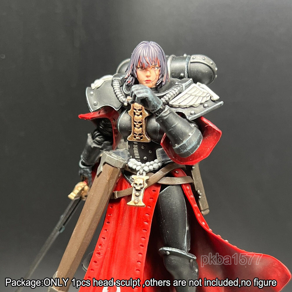 【PRE-ORDER】Premium 1/18 Female Knight Head Sculpt Girl Head For 3.75" Joytoy Sisters Figure