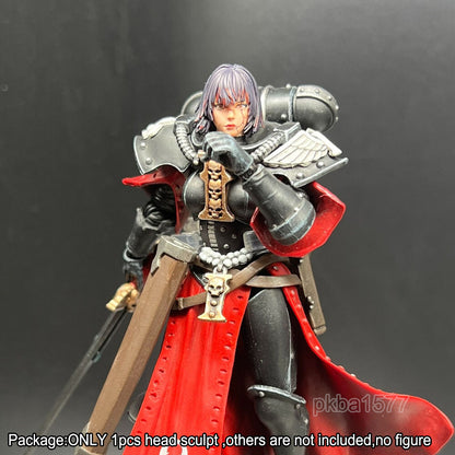 【PRE-ORDER】Premium 1/18 Female Knight Head Sculpt Girl Head For 3.75" Joytoy Sisters Figure