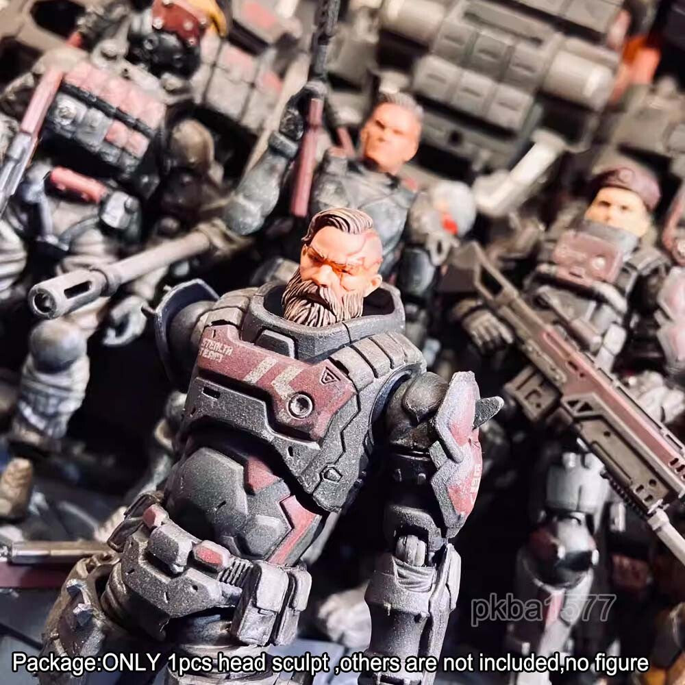 【PRE-ORDER】Premium 1/18 Man w a Scar Head Sculpt Soldier Head For 3.75'' Acid Rain Figure