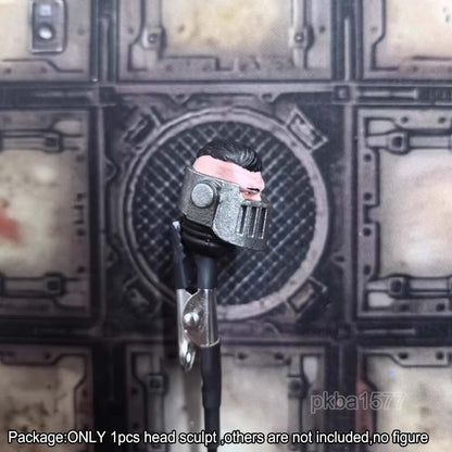 【PRE-ORDER】Premium Half Face Man Head Sculpt Model For Joytoy Iron Warriors Action Figure