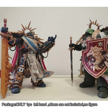 【PRE-ORDER】Single Premium Painted Left Hand Articulated Fingers For Joytoy Warhammer Ultramarines Guilliman