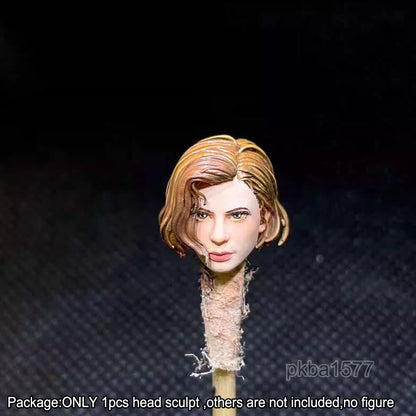 【PRE-ORDER】Premium 1/18 Short Hair Girl Female Head Sculpt Soldier Head For 3.75" Figure
