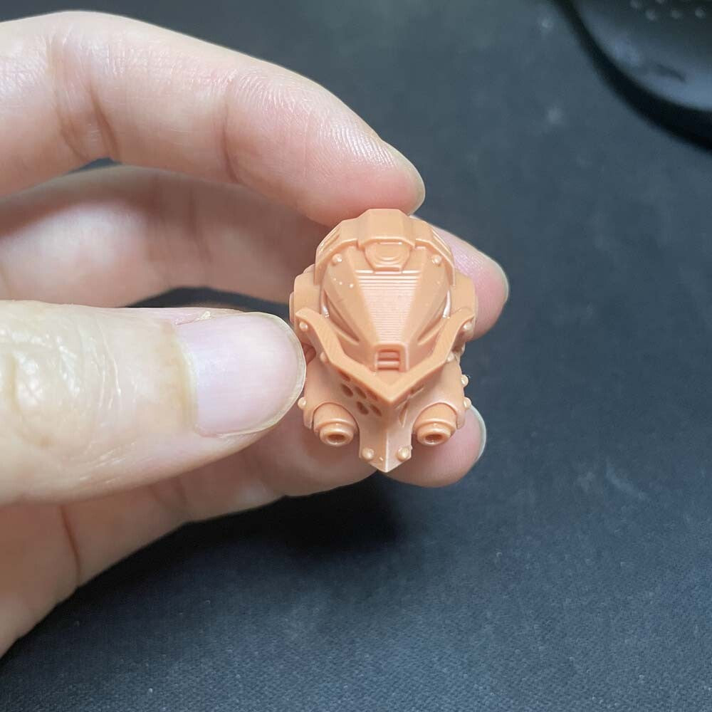 New Unpainted 1/18 Man Soldier Head Sculpt For DIY 3.75" Joytoy Figure Model