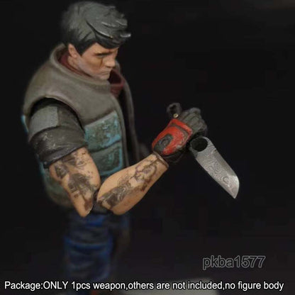 【PRE-ORDER】Handmade 1/18 Metal Short Knife Weapon Model For 3.75'' Acid Rain Joytoy Figure