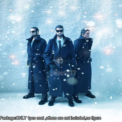 【PRE-ORDER】Handmade 1/18 Cool Lapel Trench Coat Jacket Outwear Clothes For 3.75 Male Figure