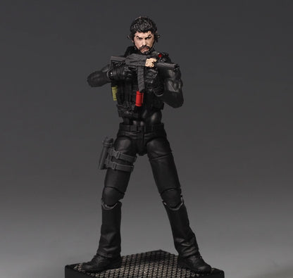 【PRE-ORDER】Premium 1/18 Scale 3.75" Soldier Chris Action Figure Toy Gift Set