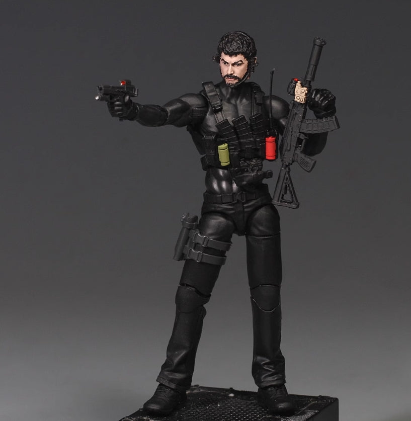 【PRE-ORDER】Premium 1/18 Scale 3.75" Soldier Chris Action Figure Toy Gift Set