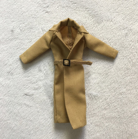 【PRE-ORDER】Handmade 1/18 Lapel Trench Coat Jacket Outwear Clothes For 3.75" Male Figure