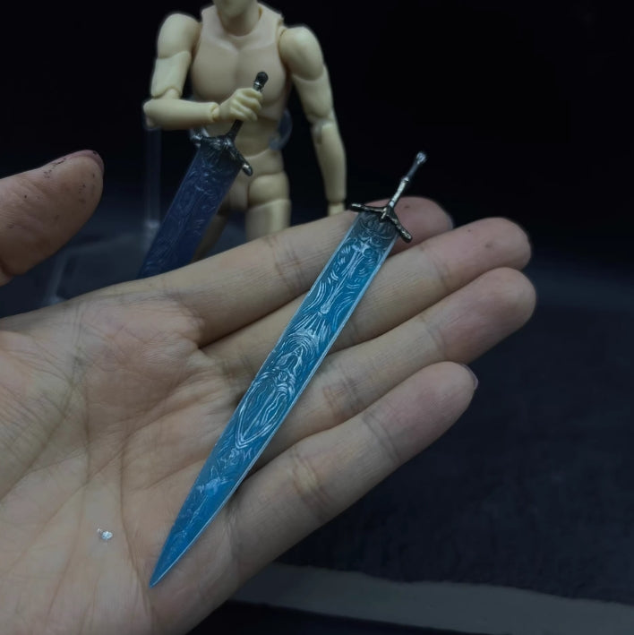 【PRE-ORDER】New Painted 1/12 Knight Sword Weapon Decor For 6" Action Figure vtoys figma