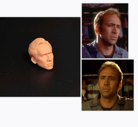 【PRE-ORDER】Custom Premium Painted 1/18 Nicholas Man Head Sculpt For 3.75" Action Figures