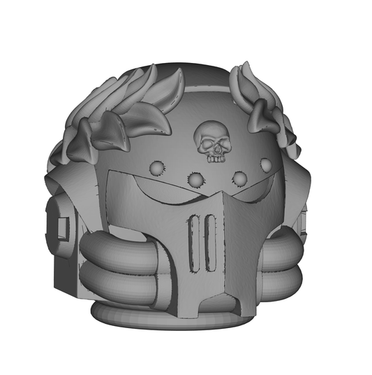 Unpainted Head Sculpt Model For JoyToy Warhammer 40K Figure
