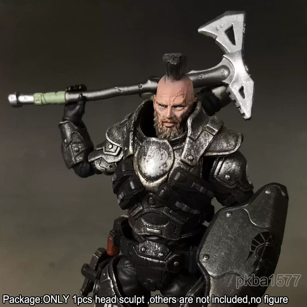 【PRE-ORDER】Premium 1/18 Tribal Warrior Soldier Head Sculpt Man Head For 3.75" Action Figure