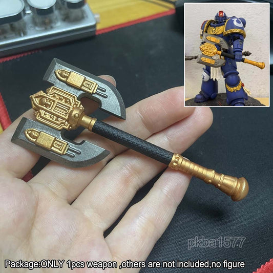 【PRE-ORDER】 Premium Painted 1/18 Axe Weapon For Joytoy Warhammer Action Figure