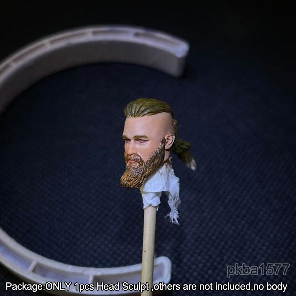 【PRE-ORDER】Premium 1/18 soldier Man w Beard Head Sculpt Male Head For 3.75" Action Figure