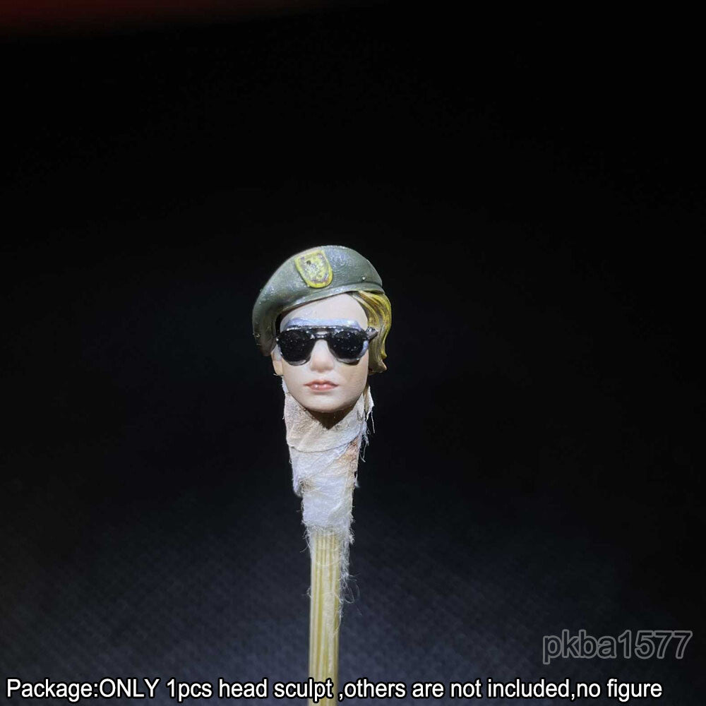 【PRE-ORDER】Premium 1/18 Female Head Sculpt Soldier Girl Head For 3.75" Joytoy Action Figure