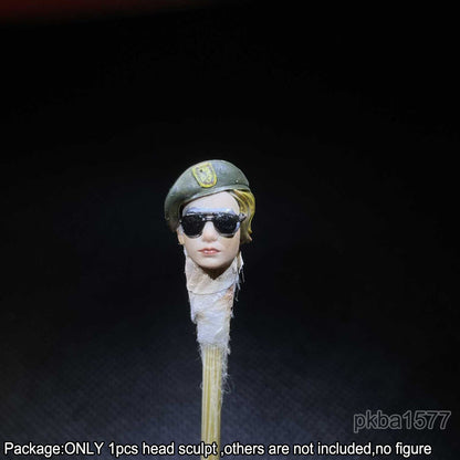 【PRE-ORDER】Premium 1/18 Female Head Sculpt Soldier Girl Head For 3.75" Joytoy Action Figure