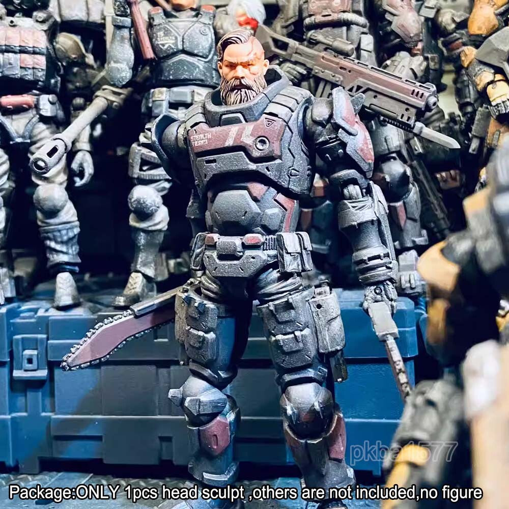 【PRE-ORDER】Premium 1/18 Man w a Scar Head Sculpt Soldier Head For 3.75'' Acid Rain Figure